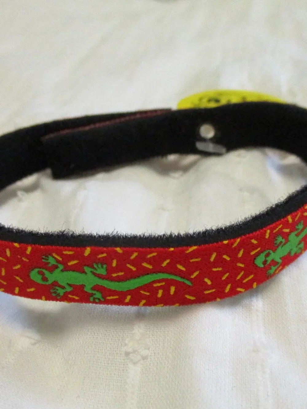 Cat collar-Beastie Bands Green Gecko